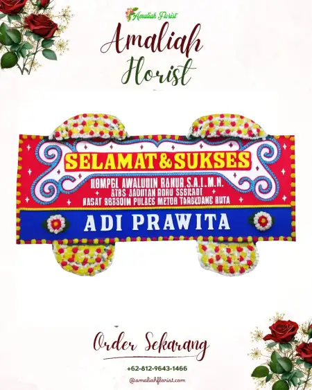 Papan Bunga Ucapan Selamat Sumorame